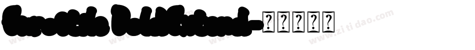Eurostile BoldExtend字体转换